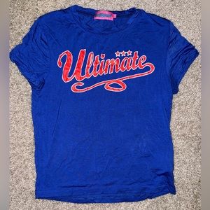 Edikted ultimate blue short sleeve T-shirt